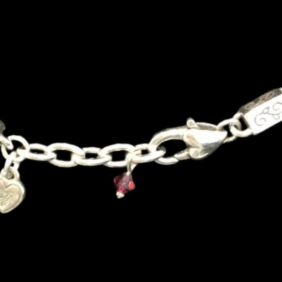 BRIGHTON Heart Song Red Hope Necklace with Sliding Cylinder - Picture 8 of 9